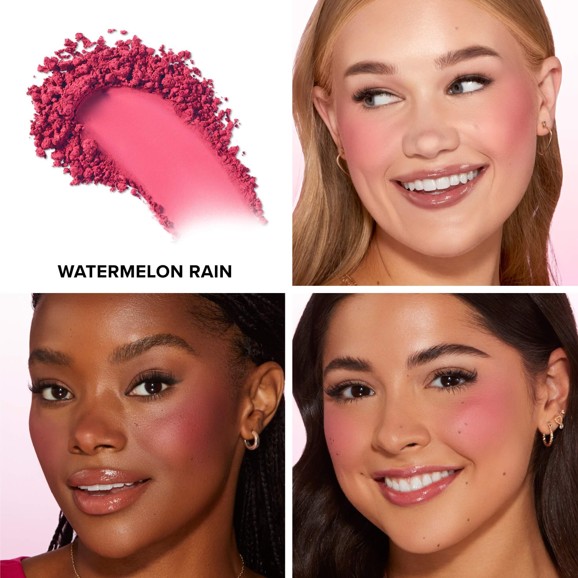 Cloud Crush Blush Velvety Second-Skin Powder Formula, Watermelon Rain, 5g