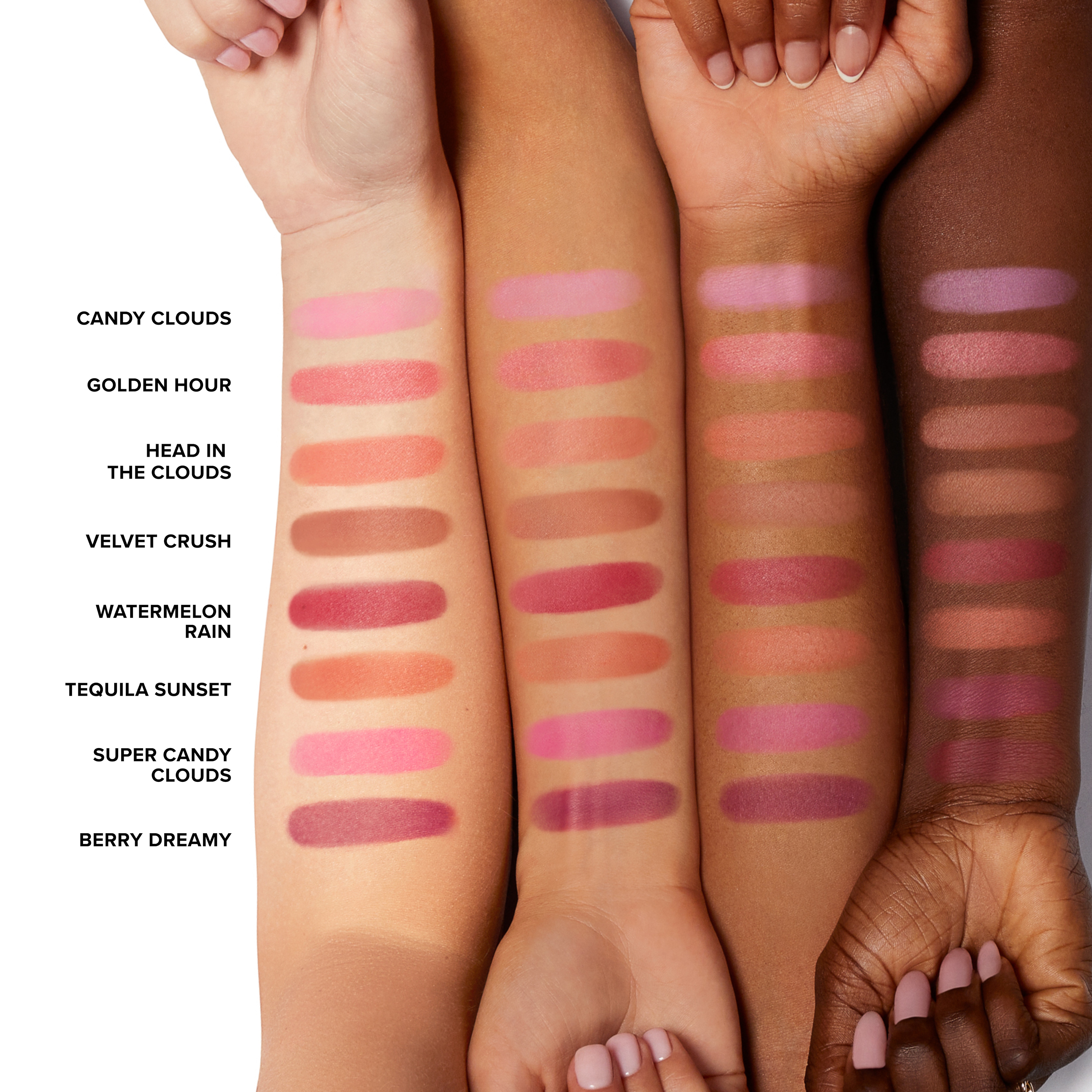 Cloud Crush Blush Velvety Second-Skin Powder Formula, Watermelon Rain, 5g