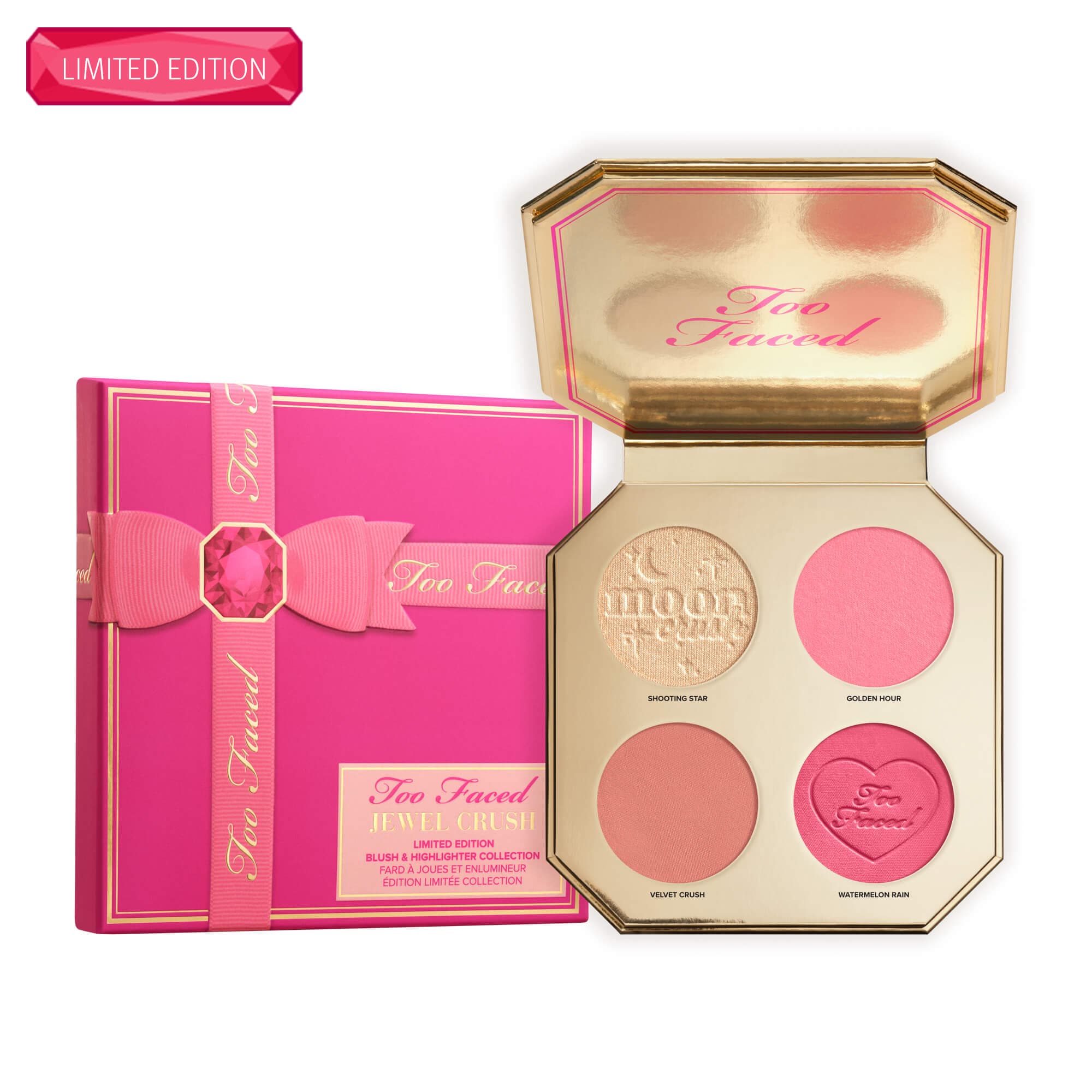 Jewel Crush Blush & Highlighter Face Palette