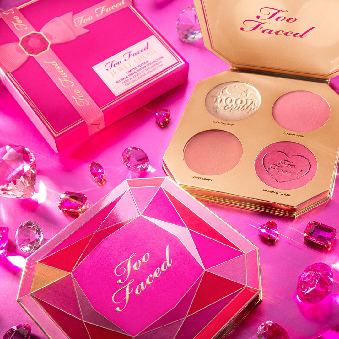 Jewel Crush Blush & Highlighter Face Palette